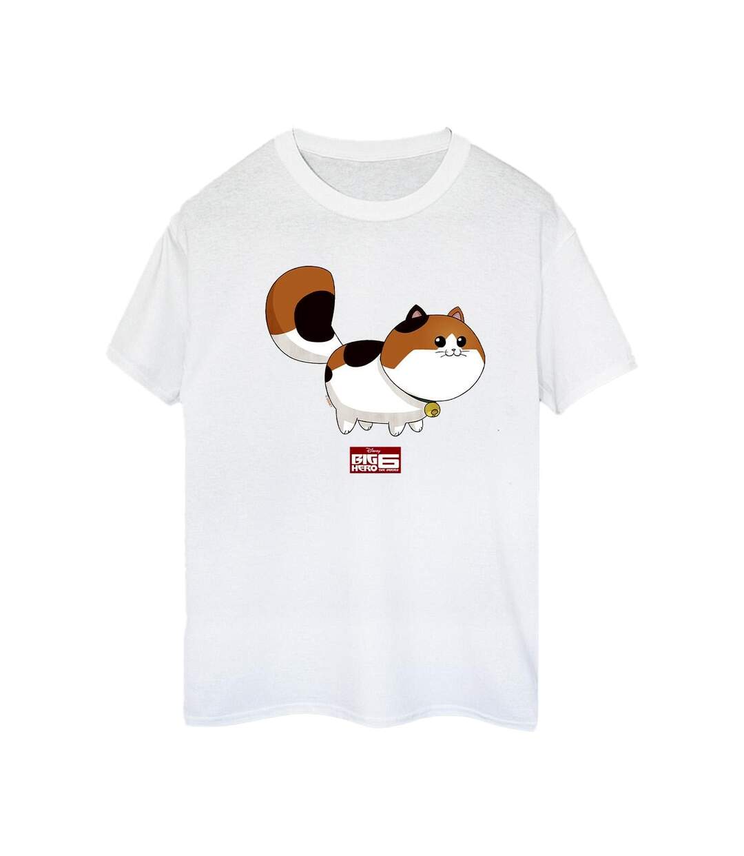 Disney - T-shirt BIG HERO BAYMAX KITTEN POSE - Femme (Blanc) - UTBI15890-1