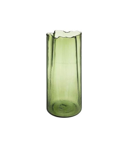 Vase Design Bord Irrégulier 32cm Vert