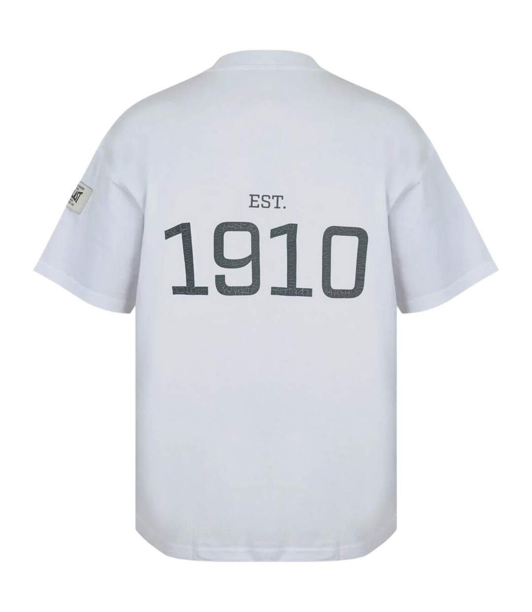 Mens Nyc Logo Crew Neck Oversized T-shirt White Everlast-2
