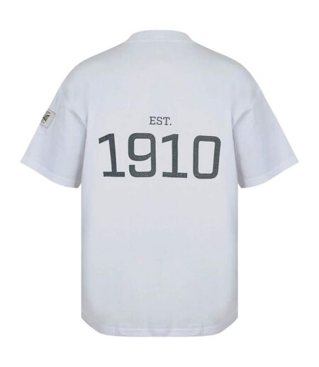Mens Nyc Logo Crew Neck Oversized T-shirt White Everlast