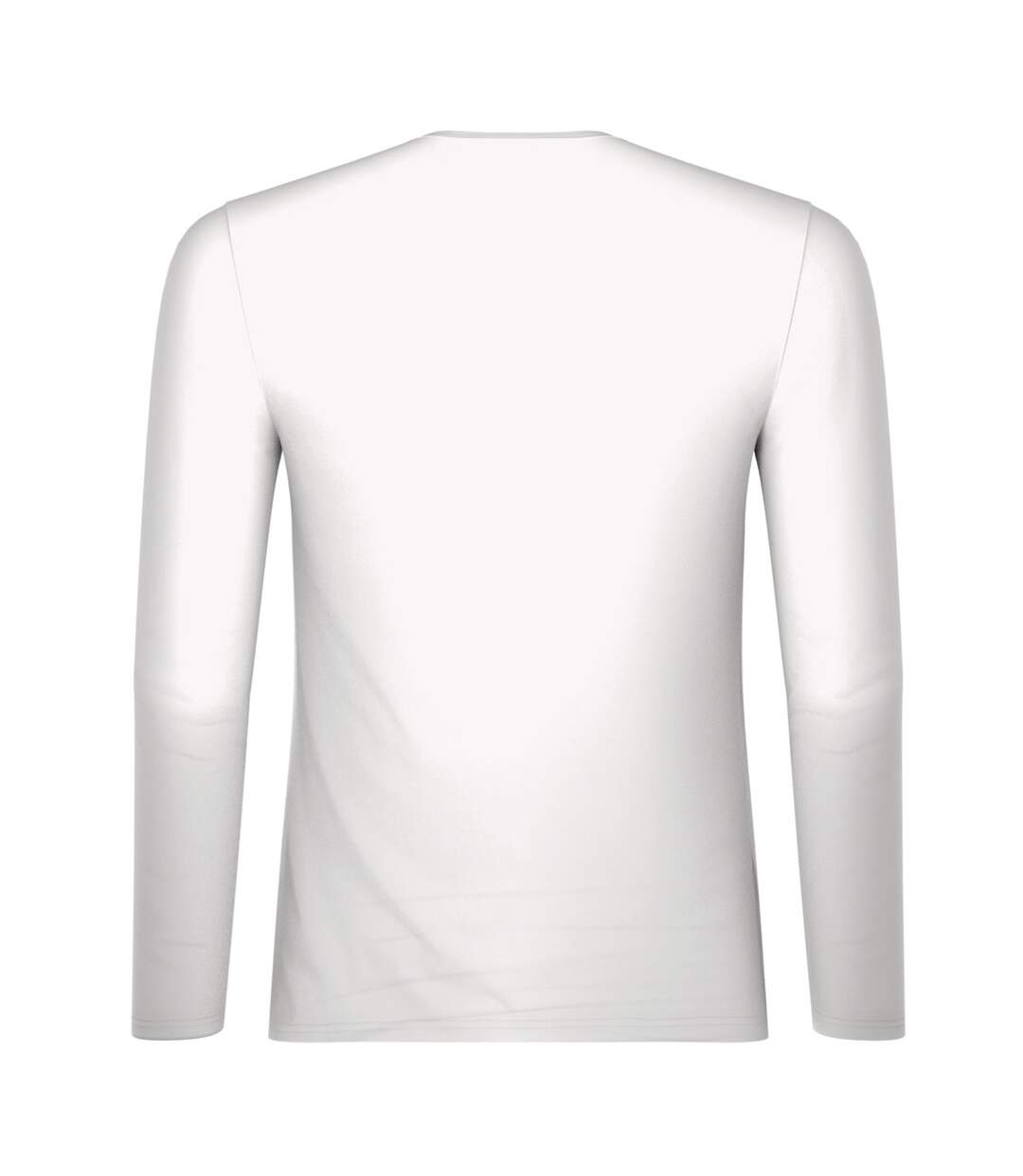 Tee-shirt col V manches longues homme Pur coton