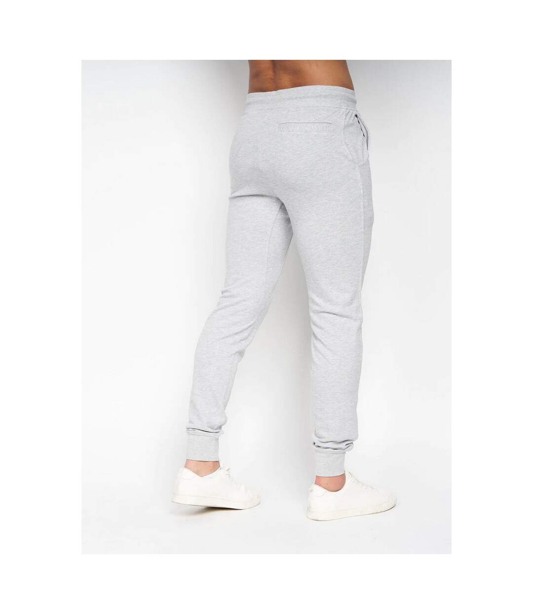 Ensemble Sweat À Capuche Et Pantalon De Jogging Emmon Homme Gris Chiné Crosshatch-4