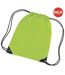 Lot de 2  Sac de gym 11 litres taille unique vert citron Bagbase