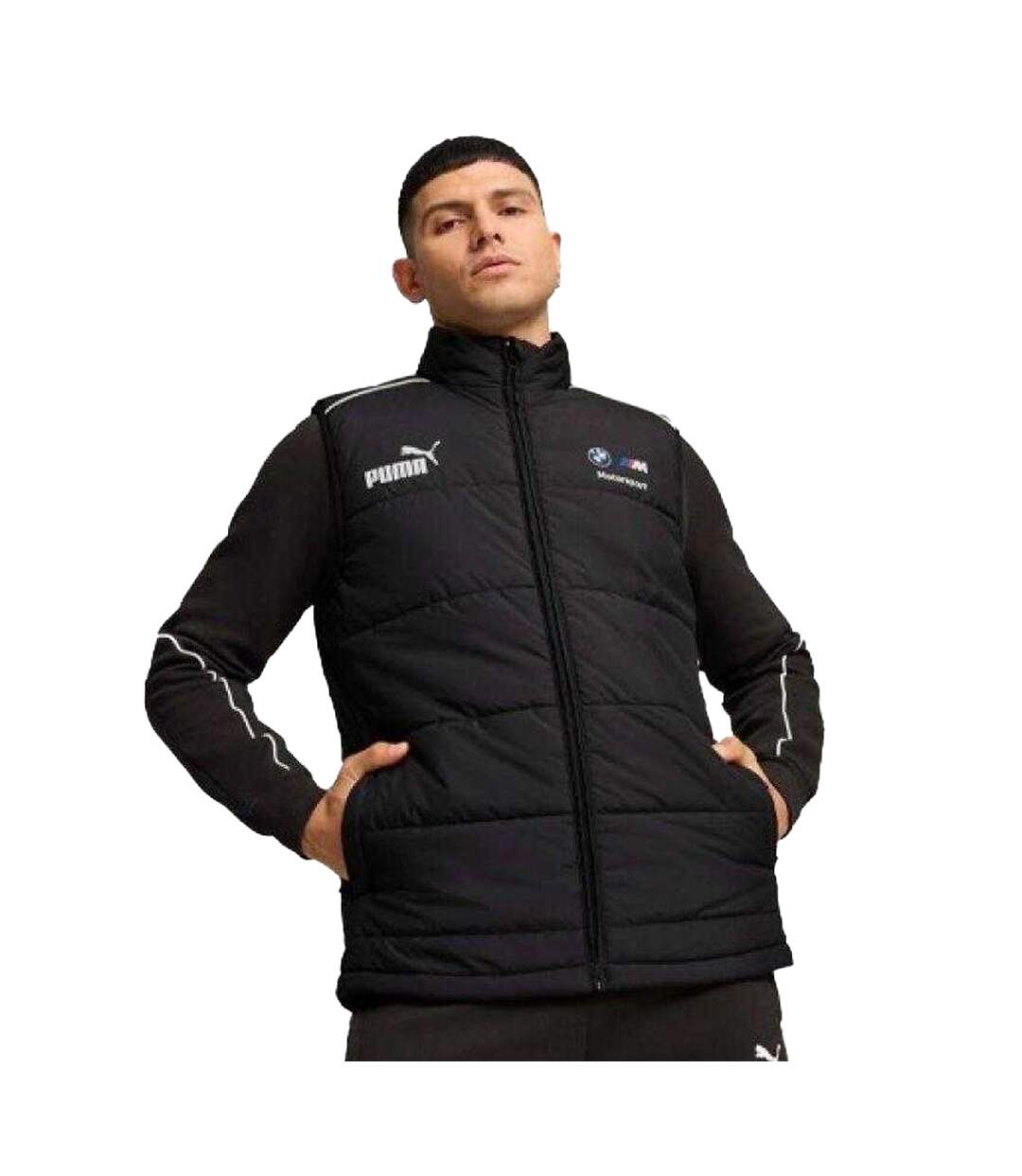 Veste Sans Manches Style Bmw Motorsport Mt7 Homme Noir Puma-1
