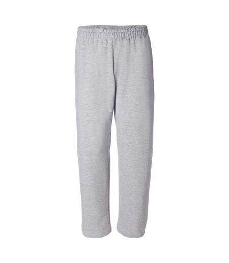 Mens Heavy Blend Open Bottom Sweatpant / Jogging Pants Sport Grey Gildan