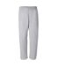 Mens Heavy Blend Open Bottom Sweatpant / Jogging Pants Sport Grey Gildan-1