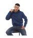 Mens Tipped Hoodie Blue Fred Perry-4