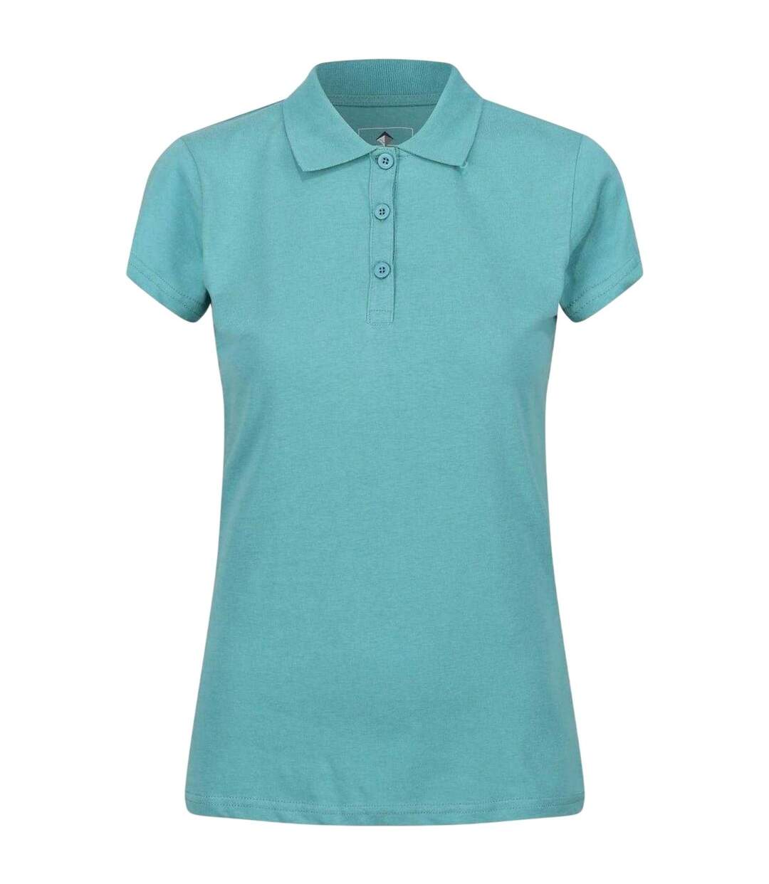 Polo Uni Manches Courtes Sinto Femme Turquoise Regatta-1