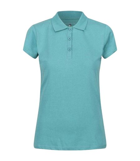 Polo Uni Manches Courtes Sinto Femme Turquoise Regatta