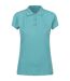 Polo Uni Manches Courtes Sinto Femme Turquoise Regatta-1