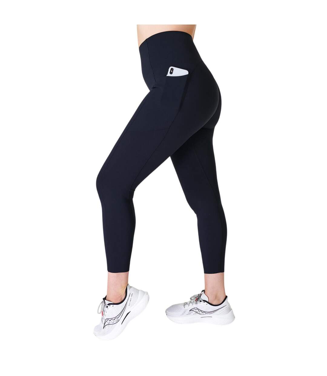 Legging Entraînement Power Ultrasculpt 7/8 Femme Noir Sweaty Betty-4