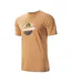 Mens Totus Graphic Print Cotton Outdoor T-shirt Orange Hi-Tec-3