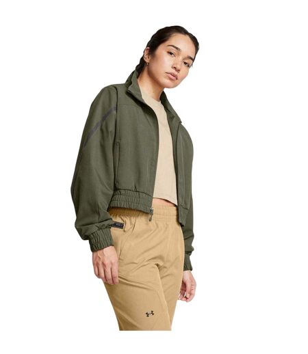 Haut Manches Longues Femme Vert Under Armour