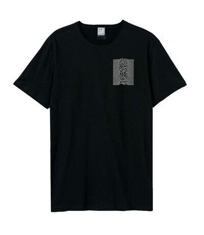 Unisex adult pulsar pocket tracklist joy division t-shirt black Amplified