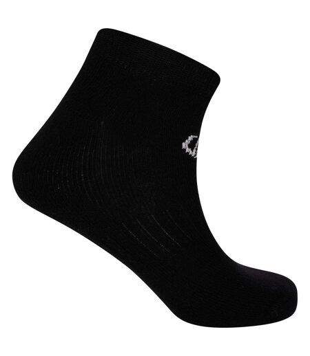 Dare 2B Unisex Adult Essentials Ankle Socks (Pack of 2) (Black) - UTRG5429