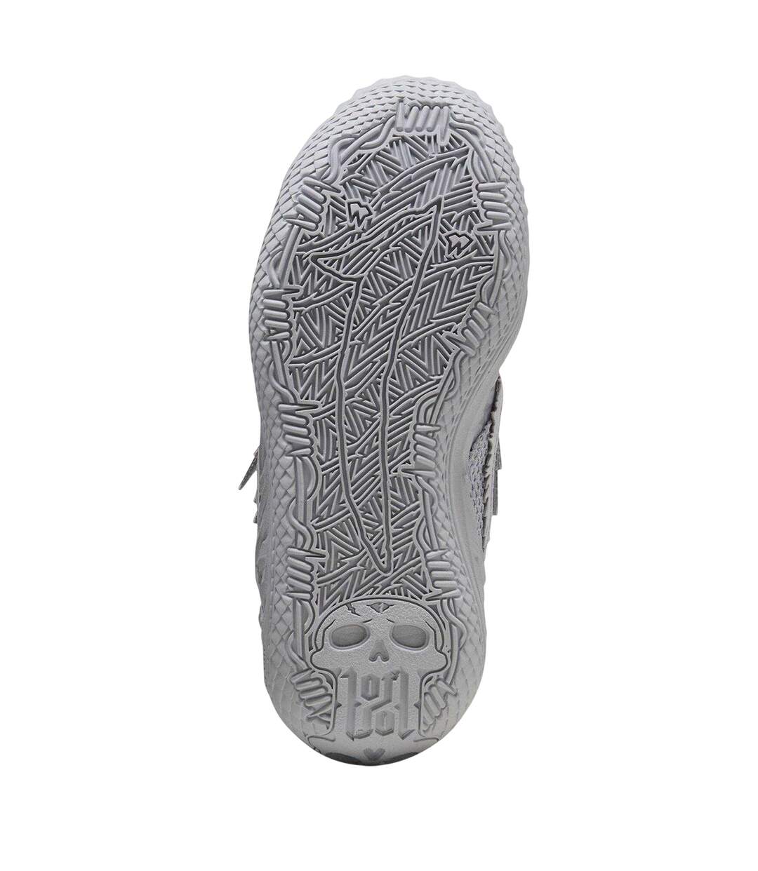 Chaussures De Basket Motif/style Métallisé Enfant Argenté Jaune Vif Puma-4