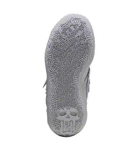 Chaussures De Basket Motif/style Métallisé Enfant Argenté Jaune Vif Puma