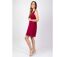Robe courte sans manches MAURINE unie framboise Coton Du Monde-3