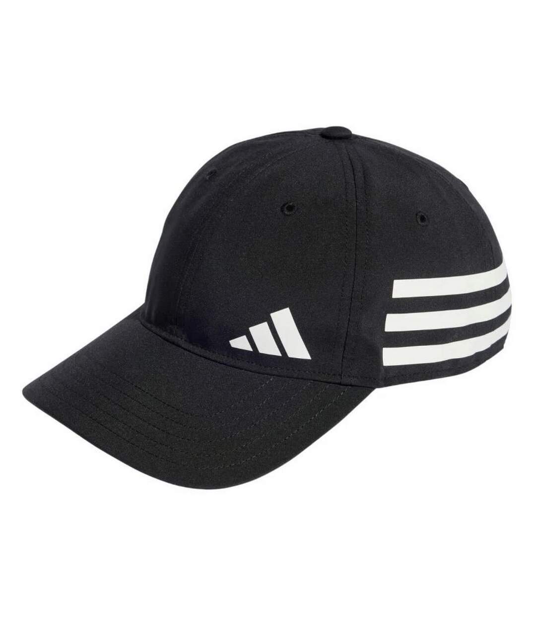 Casquette De Baseball Motif/style 3 Rayures Adulte Noir Adidas-1