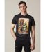 tshirt col rond avec imprimé carte avec rockeur et tête de mort CARD-1
