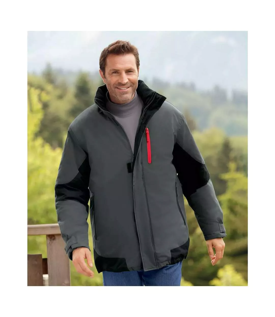 Parka homme gris Atlas For Men-2
