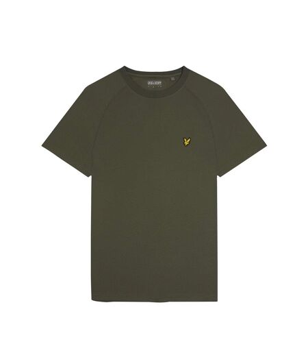 Mens core raglan t-shirt cactus green Lyle & Scott