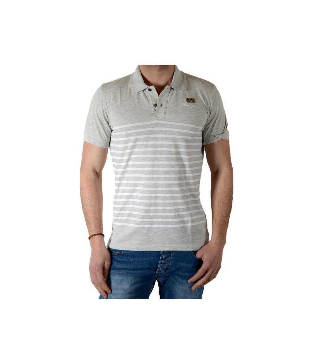 Polo Pepe Jeans PM540545 Perry Gris Marl 913-1