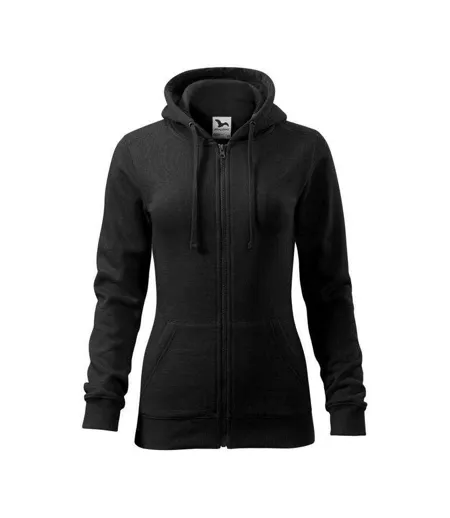 Womens/ladies Trendy Hoodie Black Malfini