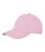 Casquette davis adulte rose clair Elevate