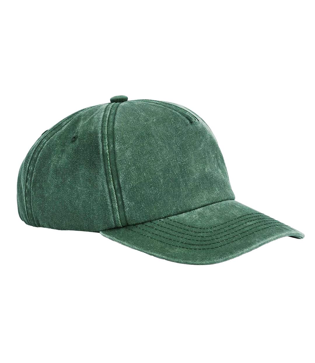 Casquette De Baseball Motif/style Rétro Relaxed Vert Bouteille Beechfield-1
