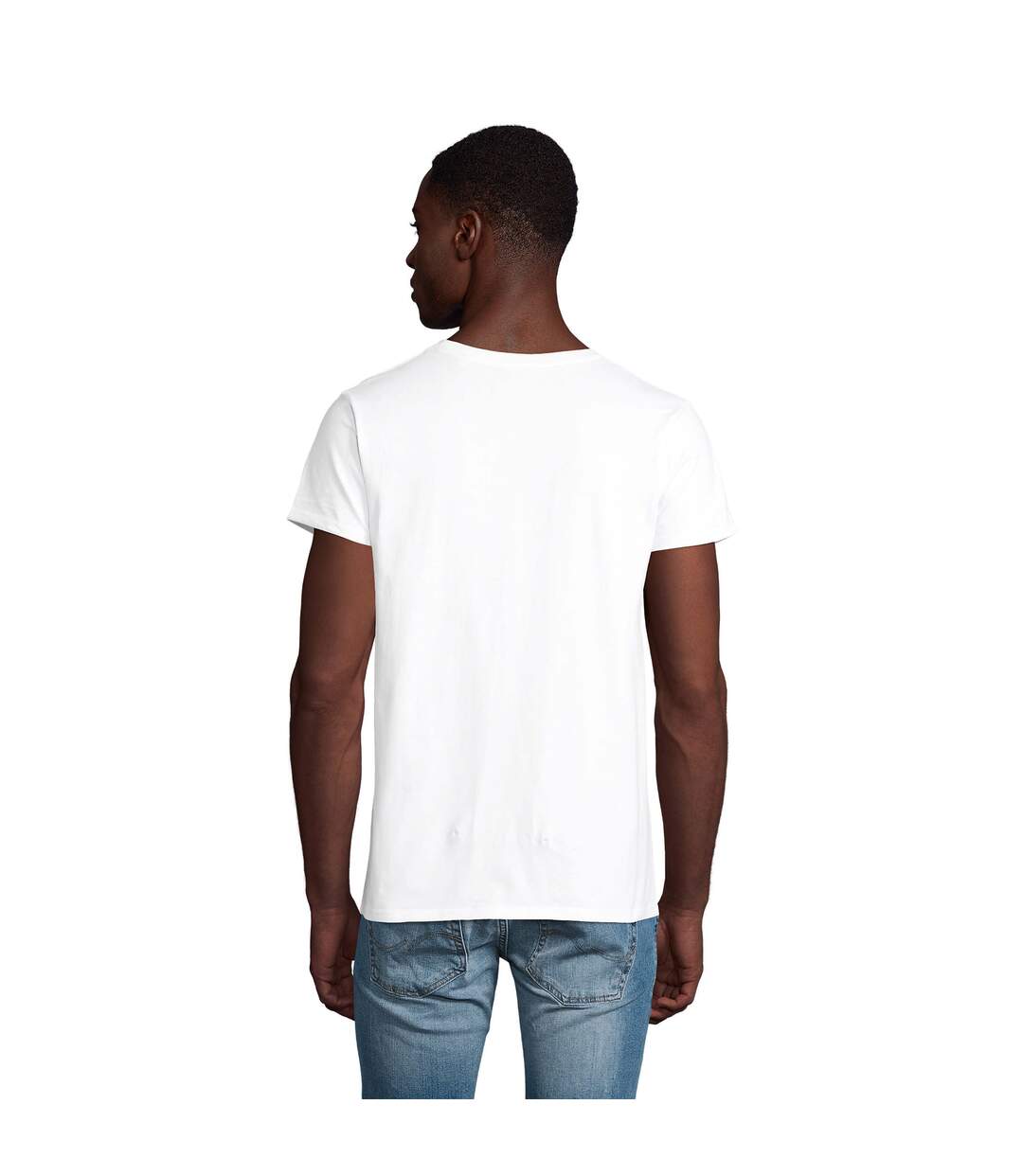 T-shirt Pioneer Homme Blanc SOLS-3