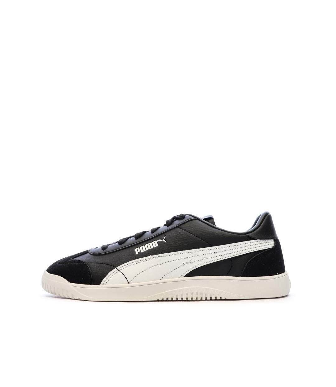 Baskets blanches/noires homme puma club 5v5 sd-1