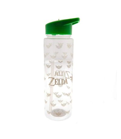 The Legend Of Zelda Plastic Water Bottle (Clear/Green) (One Size) - UTTA11528