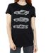 Disney - T-shirt CARS TEXT RACERS - Femme (Noir) - UTBI16182-3