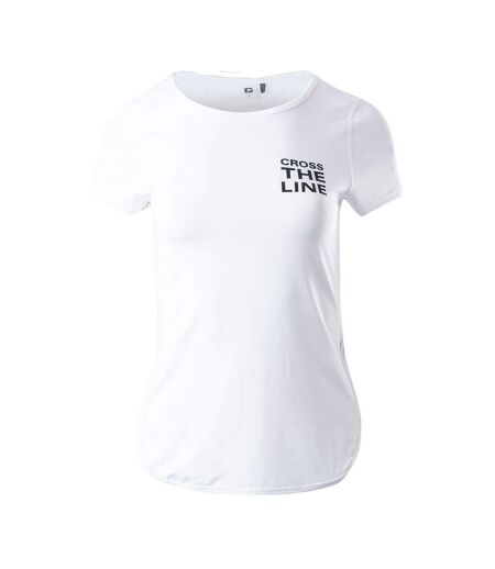Womens/ladies Aruna T-shirt White IQ