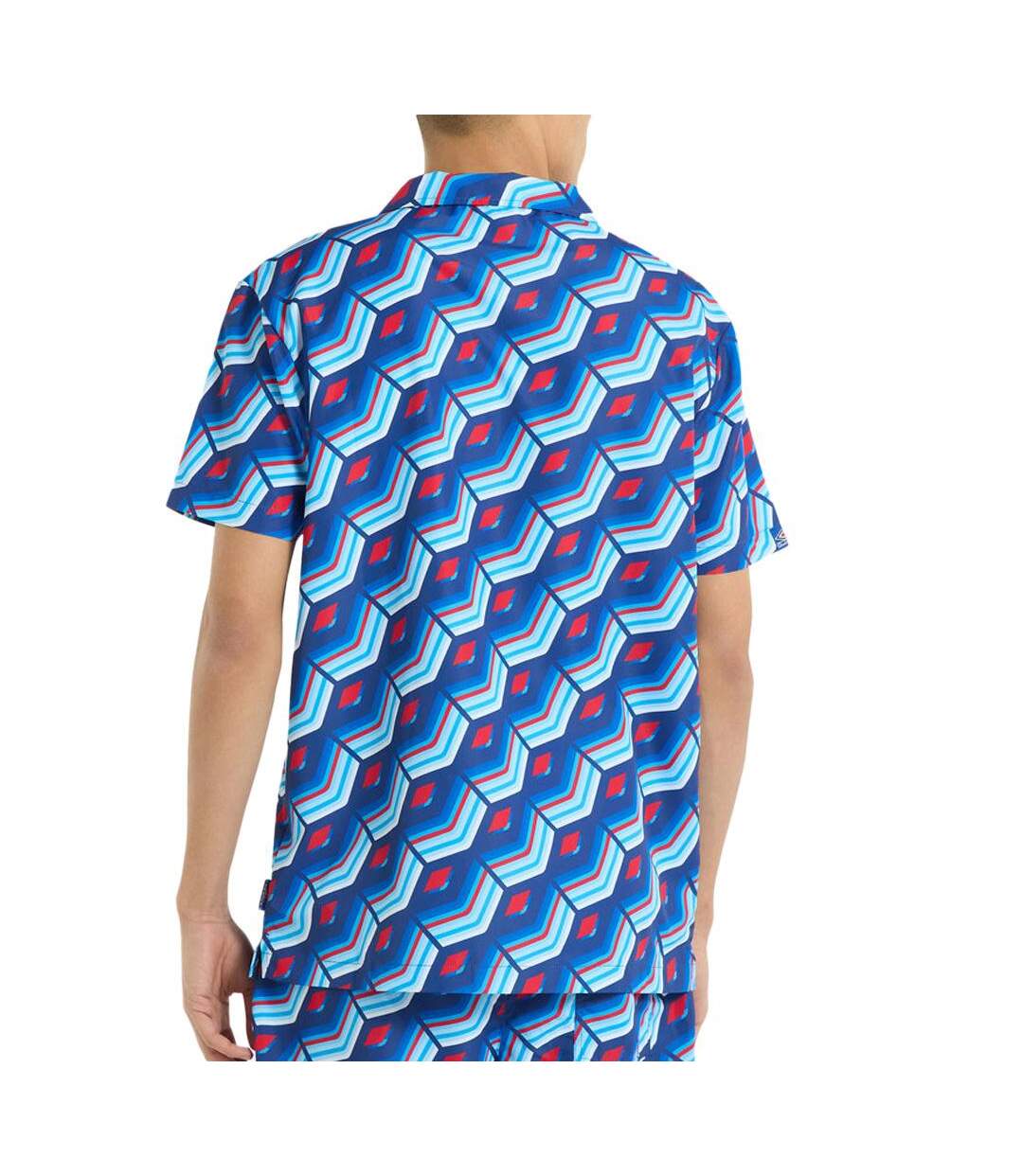 Chemisette bleu homme umbro printed shirt regale - l-2