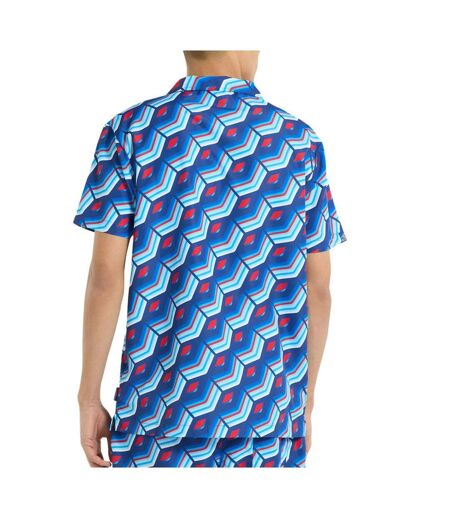 Chemisette bleu homme umbro printed shirt regale - l
