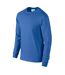 Gildan Unisex Adult Ultra Plain Cotton Long-Sleeved T-Shirt (Royal Blue)