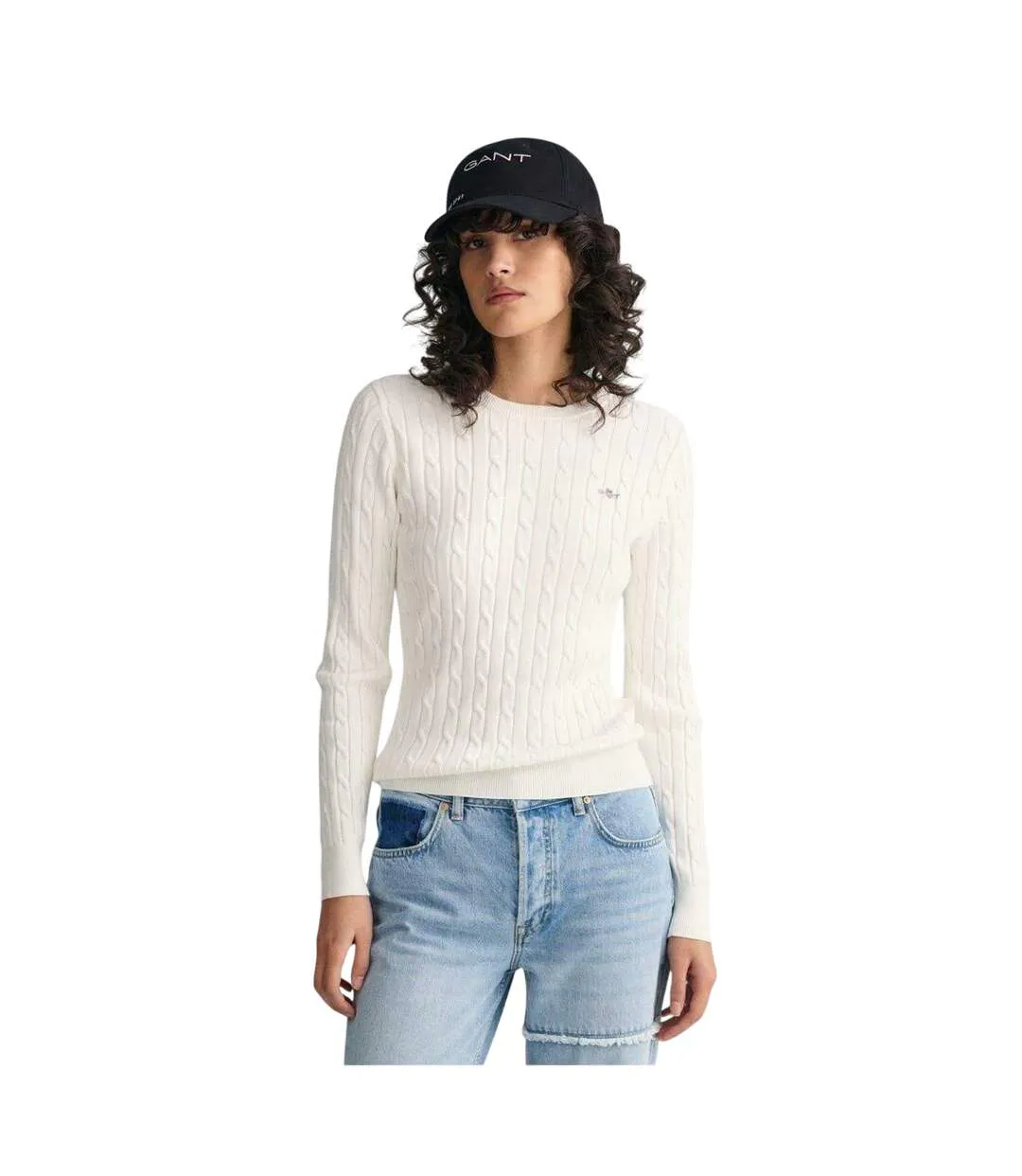 Pull Motif/style Maille Torsadée Femme Coquille D´œuf Gant-1