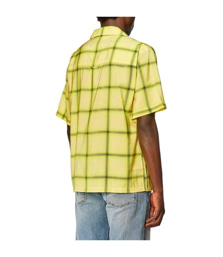 Chemise Style À Carreaux S-nabil Homme Vert Diesel