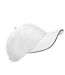 Casquette De Baseball Team Sports-tech Blanc Bleu Marine Français Beechfield-3