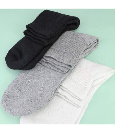 6 Pack Mens Ankle Diabetic Socks Cotton Rich Breathable Everyday Socks