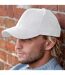 Result Pro Style Heavy Brushed Cotton Baseball Cap (White) - UTBC965