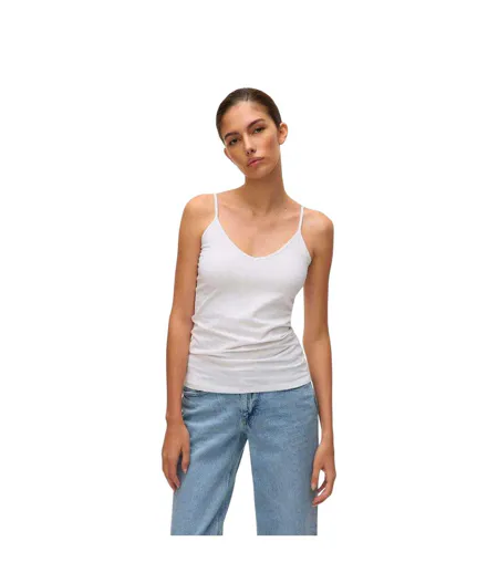 Débardeur Femme Blanc Vif Vero Moda