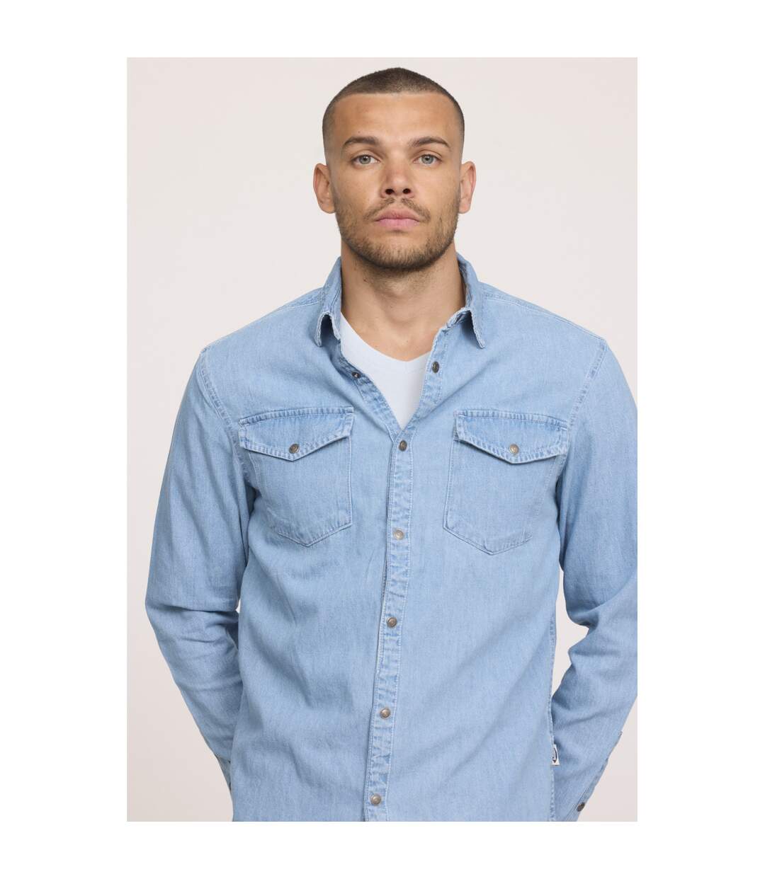Chemise manches longues coton regular DARILE-5
