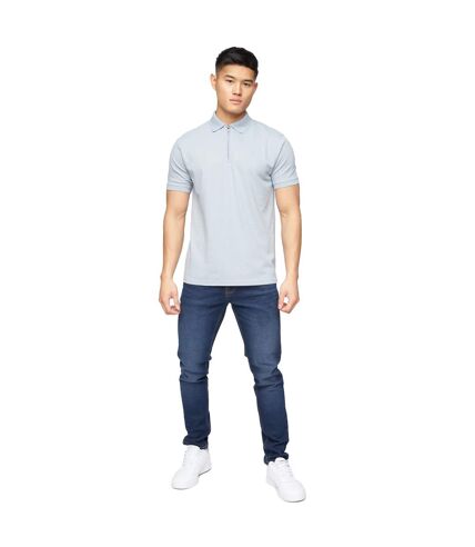 Polo telepart homme bleu pâle Crosshatch