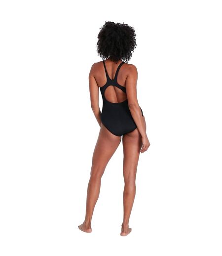 Maillot De Bain 1 Pièce Hyperboom Placement Femme Noir Gris Colombe Speedo