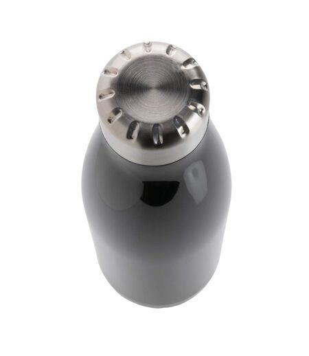 Stainless steel 500ml water bottle one size black XD Collection