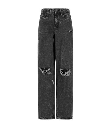 Pantalon 90's Femme Noir Charbon Délavé Urban Classics