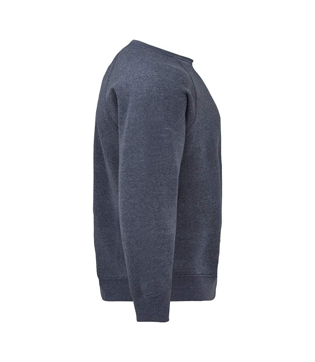 Sweat homme bleu marine chiné Fruit of the Loom